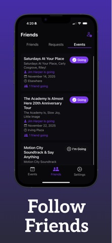 ConcertTrackr screenshot