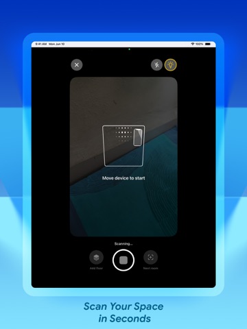 Planpoint Floorplan Scanner iPad screenshot