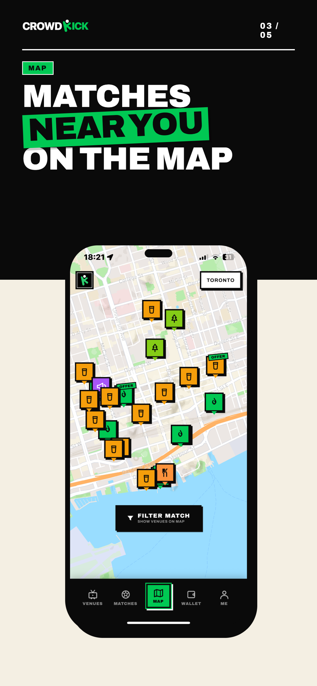 CrowdKick: Sports Venue Finder