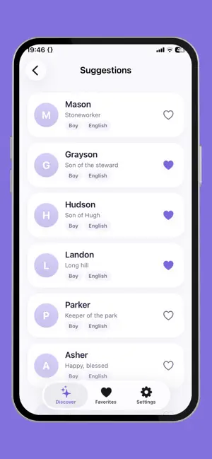 Baby Names & Meanings: AI screenshot 3