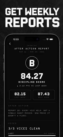 IRONLOG: Discipline Tracker Screenshot 3 of 6