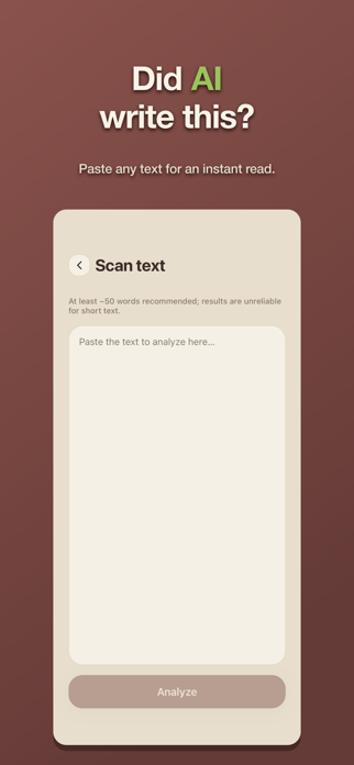 AI Detector: Text & Image Screenshot 4 of 4