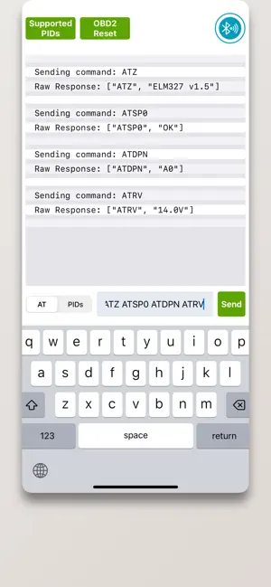 OBDII Terminal - ELM327 iPhone screenshot 6