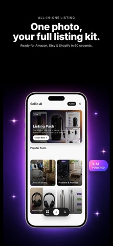 Sellio: AI Listing Maker Screenshot 1 of 6