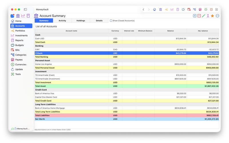 Screenshot #2 pour MoneyVault