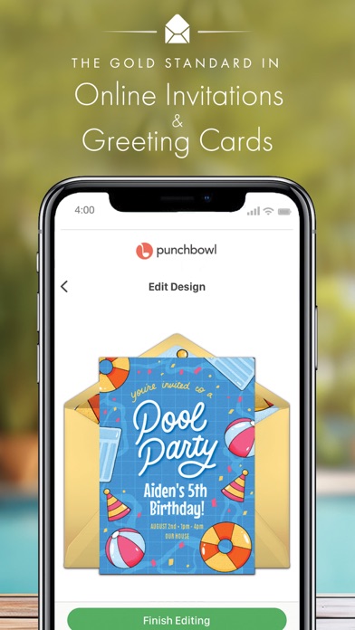 Screenshot #1 pour Punchbowl: Invitations & Cards