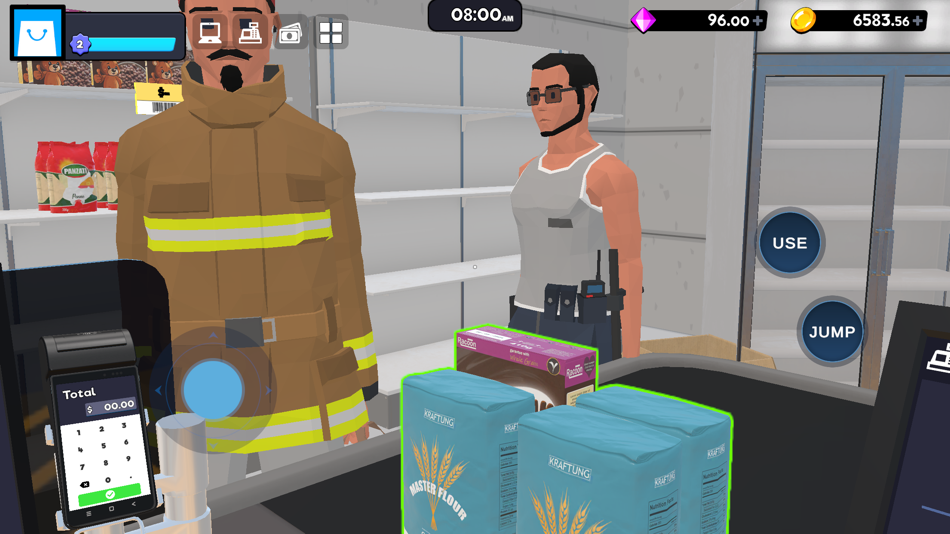 #1. Supermarket Simulator Mobile (iOS) 由: Dongguan Keyu Network