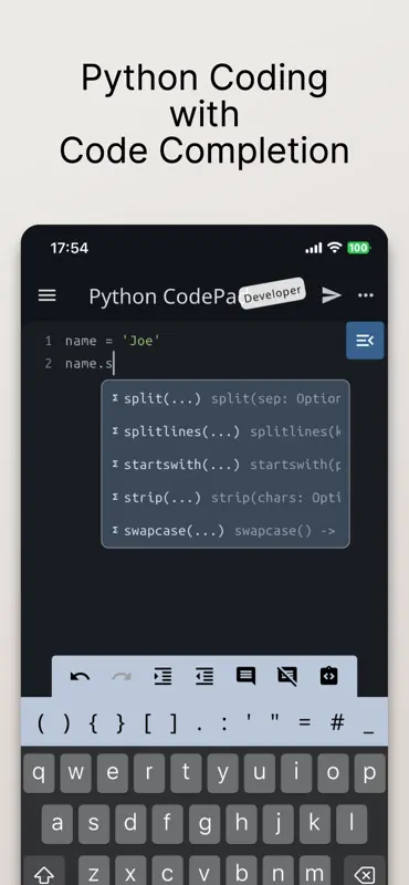 Python Coding Editor & IDE App screenshot 3 of 10