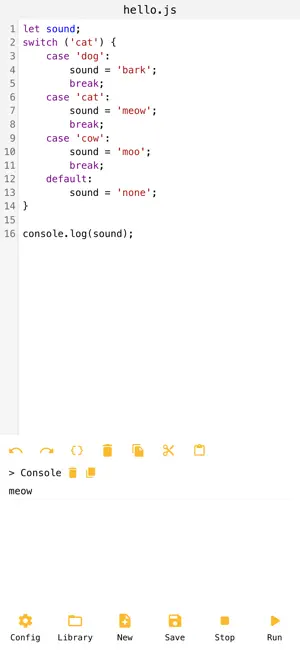 JavaScript Console Scripts iPhone screenshot 2