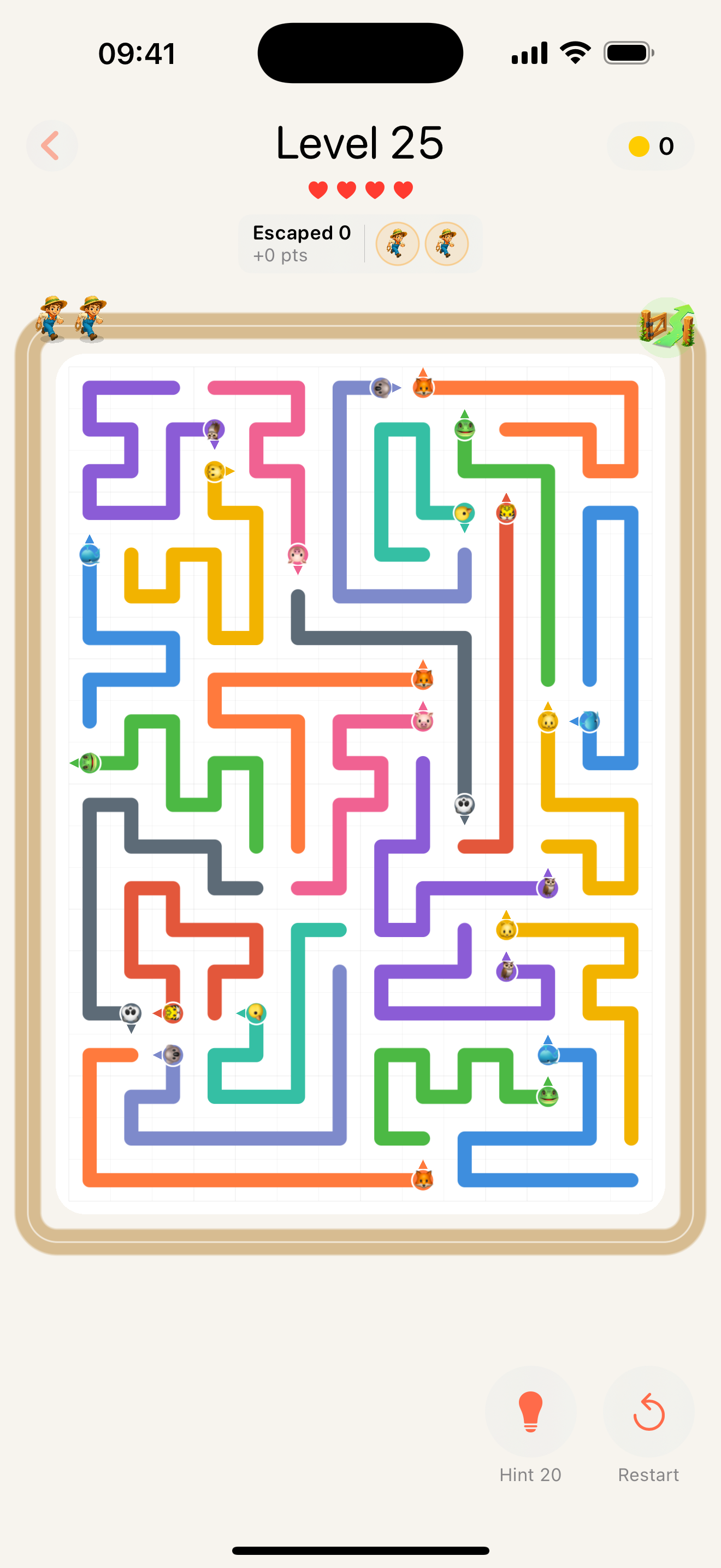 Animal Escape: Arrow Puzzle screenshot 3