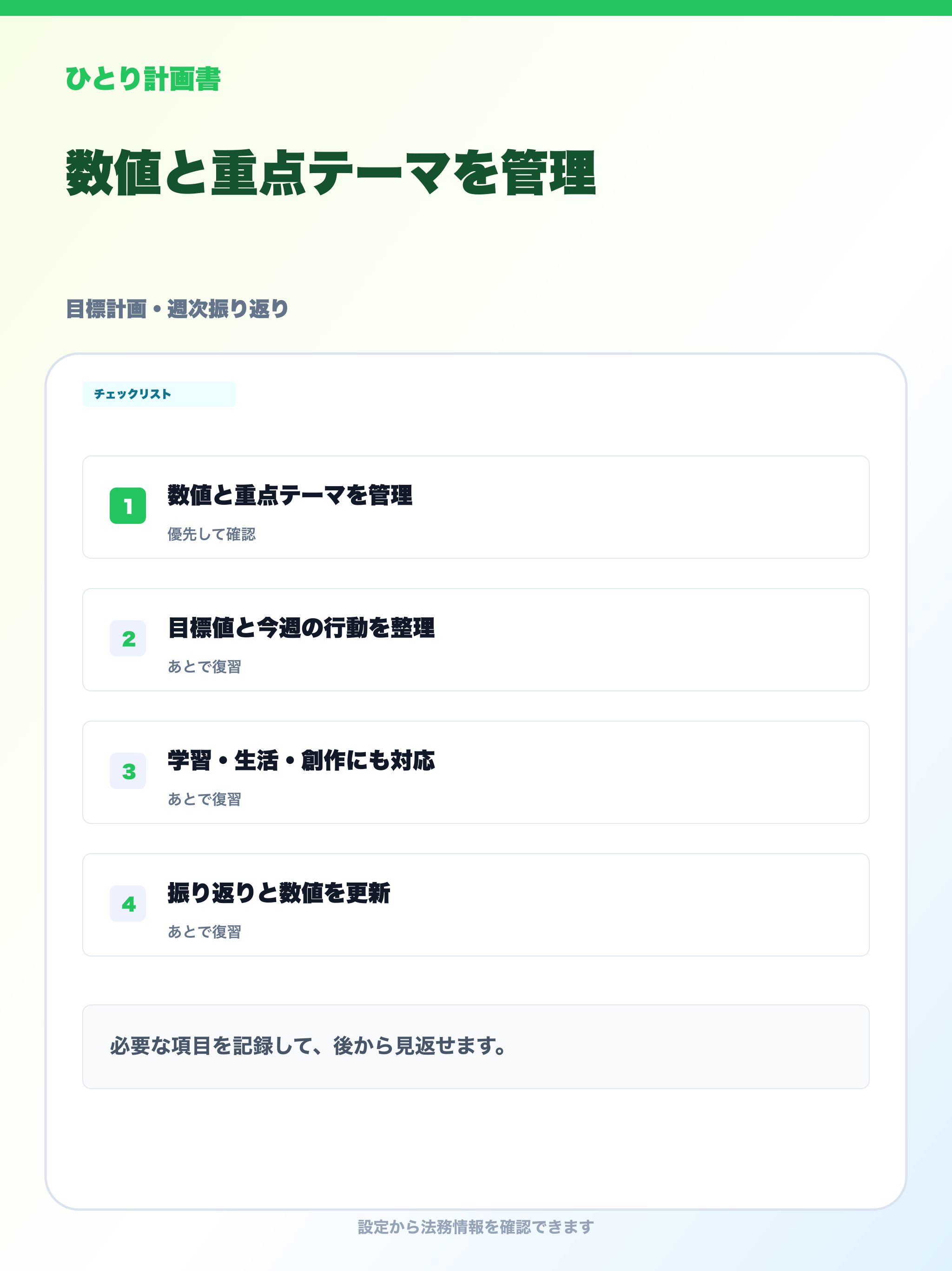 ひとり計画書 screenshot 6