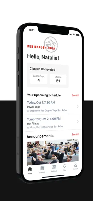 Red Dragon Yoga App screenshot 1