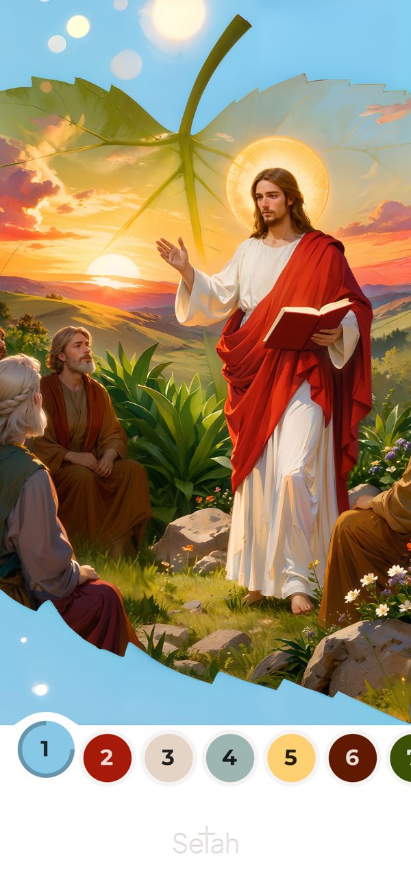 Selah - Bible Coloring Game screenshot 3