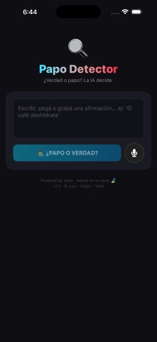 Papo Detector Screenshot 1 of 3