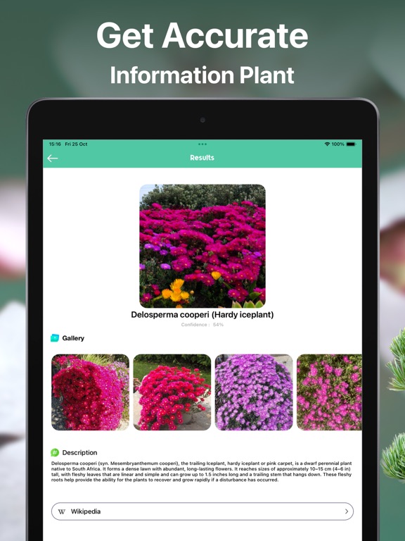 AI Plant Identifier Care Tips iPad screenshot 3 - Education app