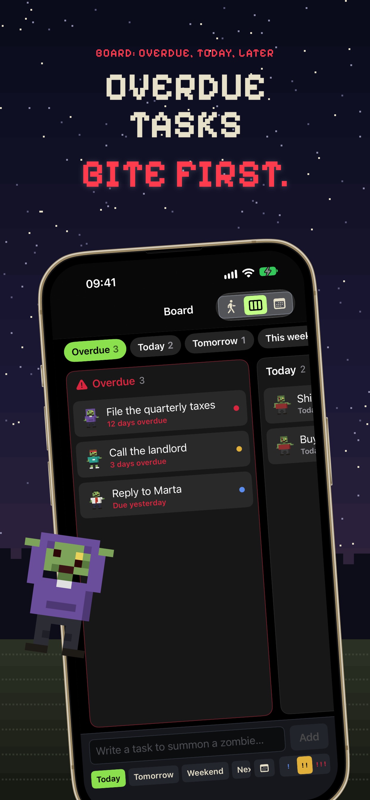 Screenshot 4 of Tick or Die: Zombie To-Do List