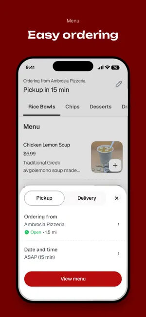 Ambrosia Pizzeria screenshot 3