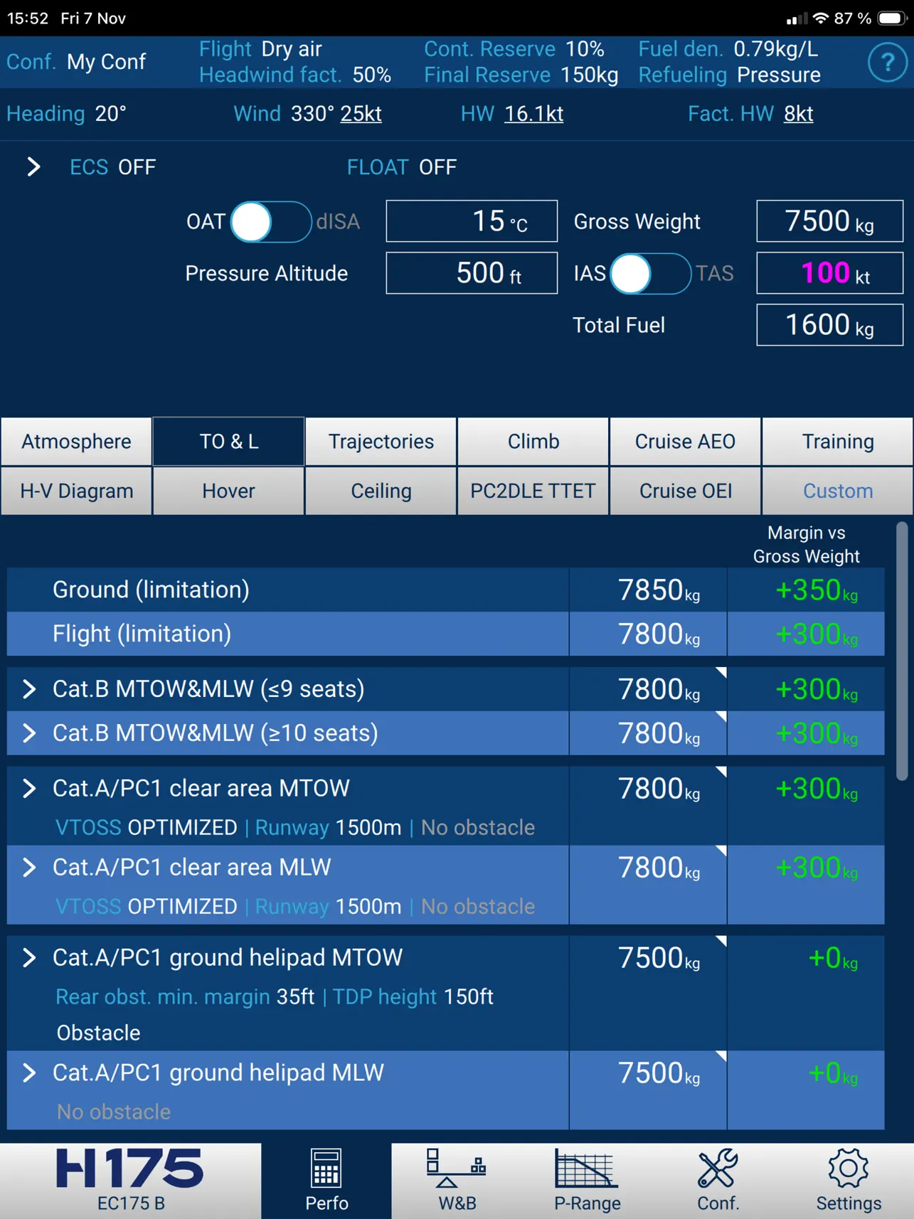 Screenshot #4 pour H175 Flight Perfo