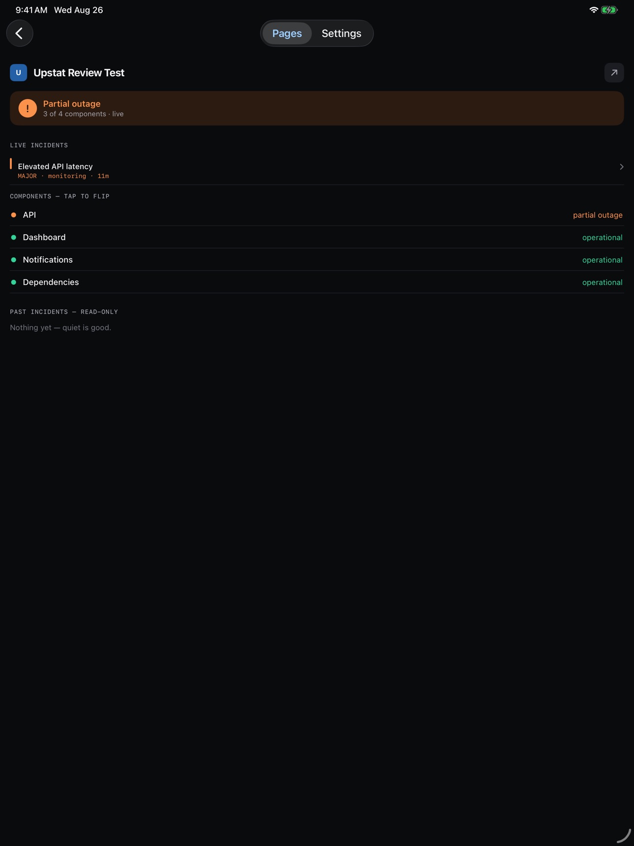 Screenshot 8 of Upstat Admin