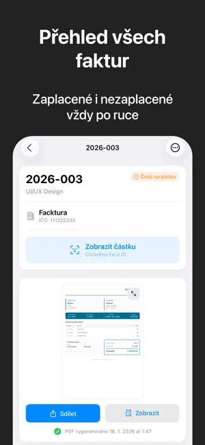 Facktura: Faktury a finance screenshot 4