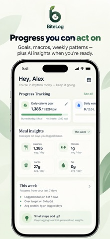 BiteLog: Calorie & Meal Diary Screenshot 3 of 4