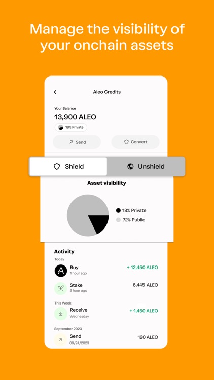 Puzzle - Aleo Wallet screenshot-5