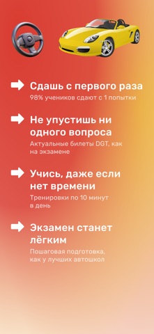 Autoescuela Móvil Test DGT RUS screenshot