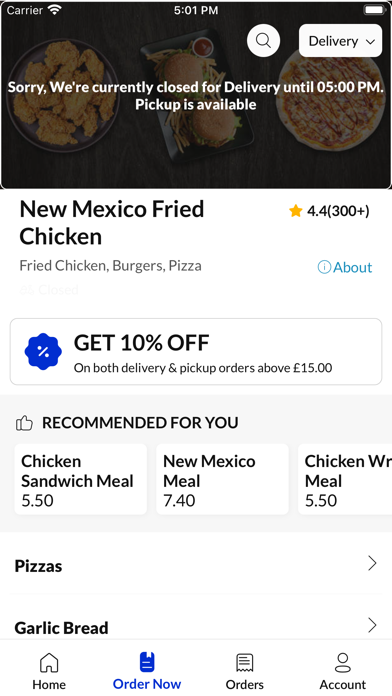 New Mexico Fried Chicken. Screenshot