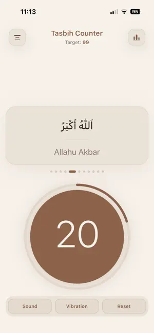 Tasbih Counter: Daily Dhikr screenshot 1