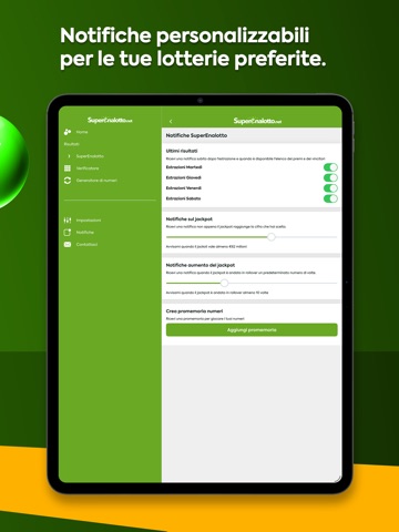 SuperEnalotto Estrazioni iPad screenshot 6