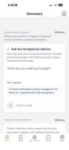 Sanctuary: Daily Faith & Focus screenshot