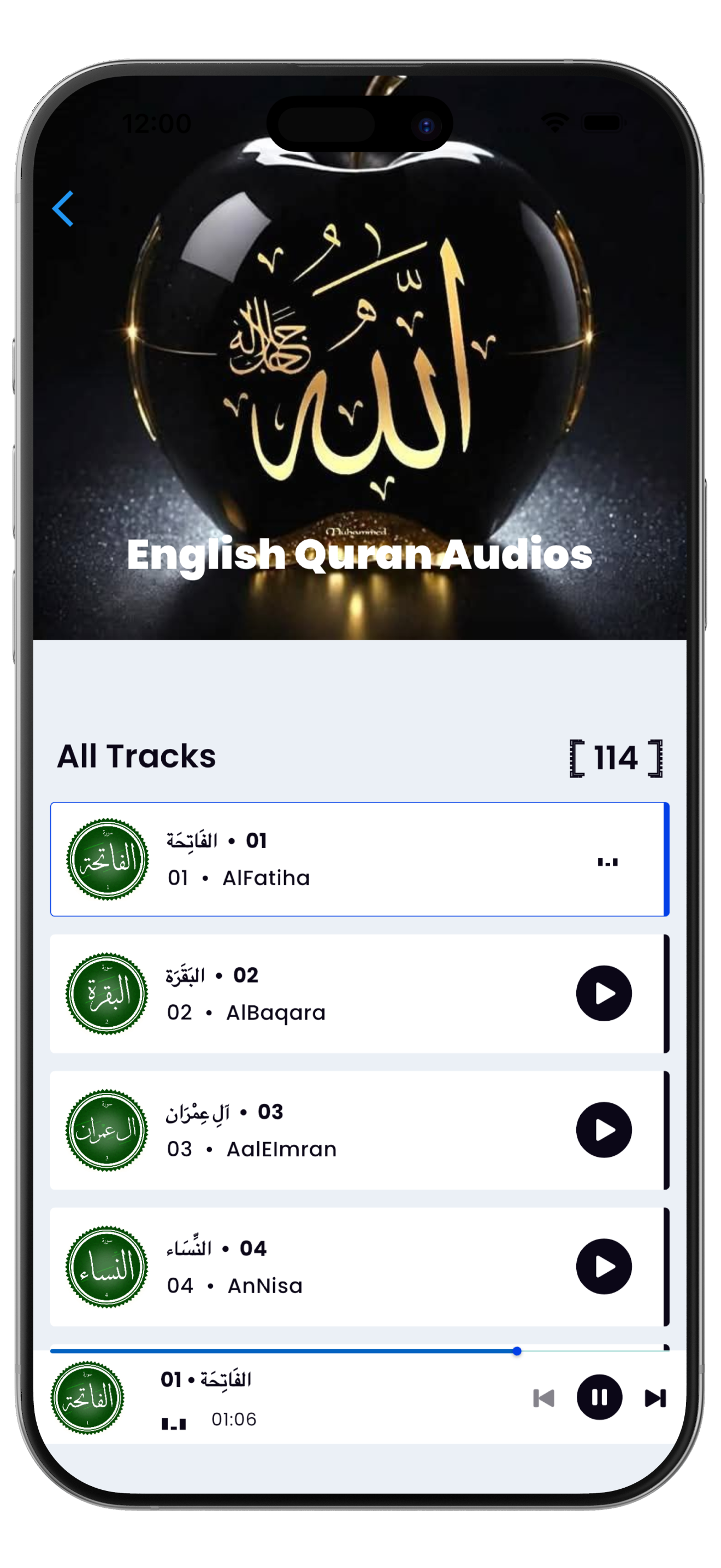 Offline Quran MP3 Audio screenshot 6