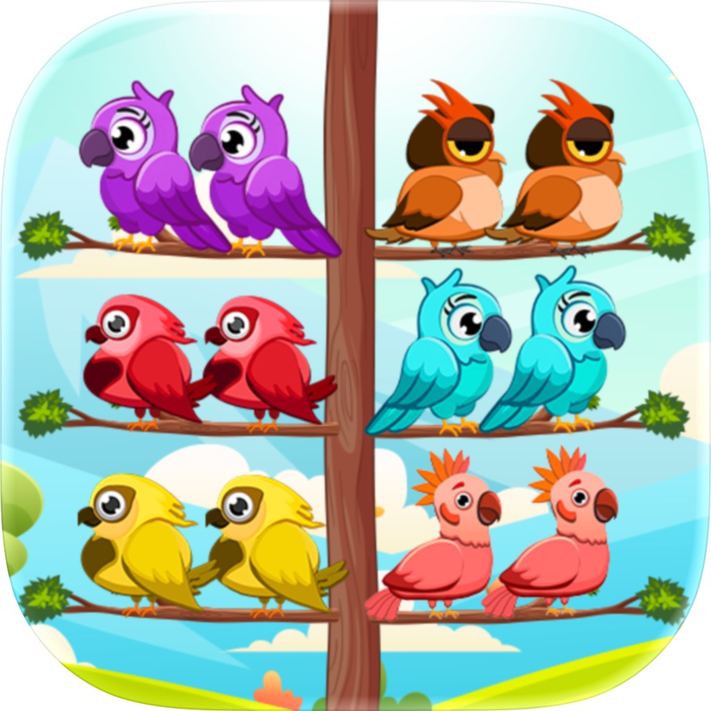 Apple App Store cover for Magic Bird Sort