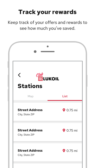 Club LUKOIL North America iPhone screenshot 3 - Food & Drink app