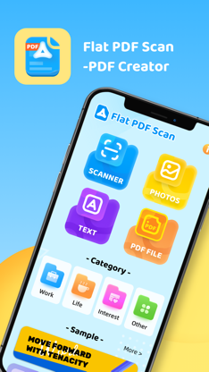 Flat PDF Scan-PDF Creator screenshot 1