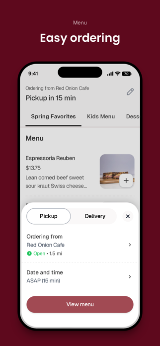 Red Onion Cafe MO Screenshot 3 of 6