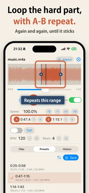 PractLoop - Practice Player screenshot 3