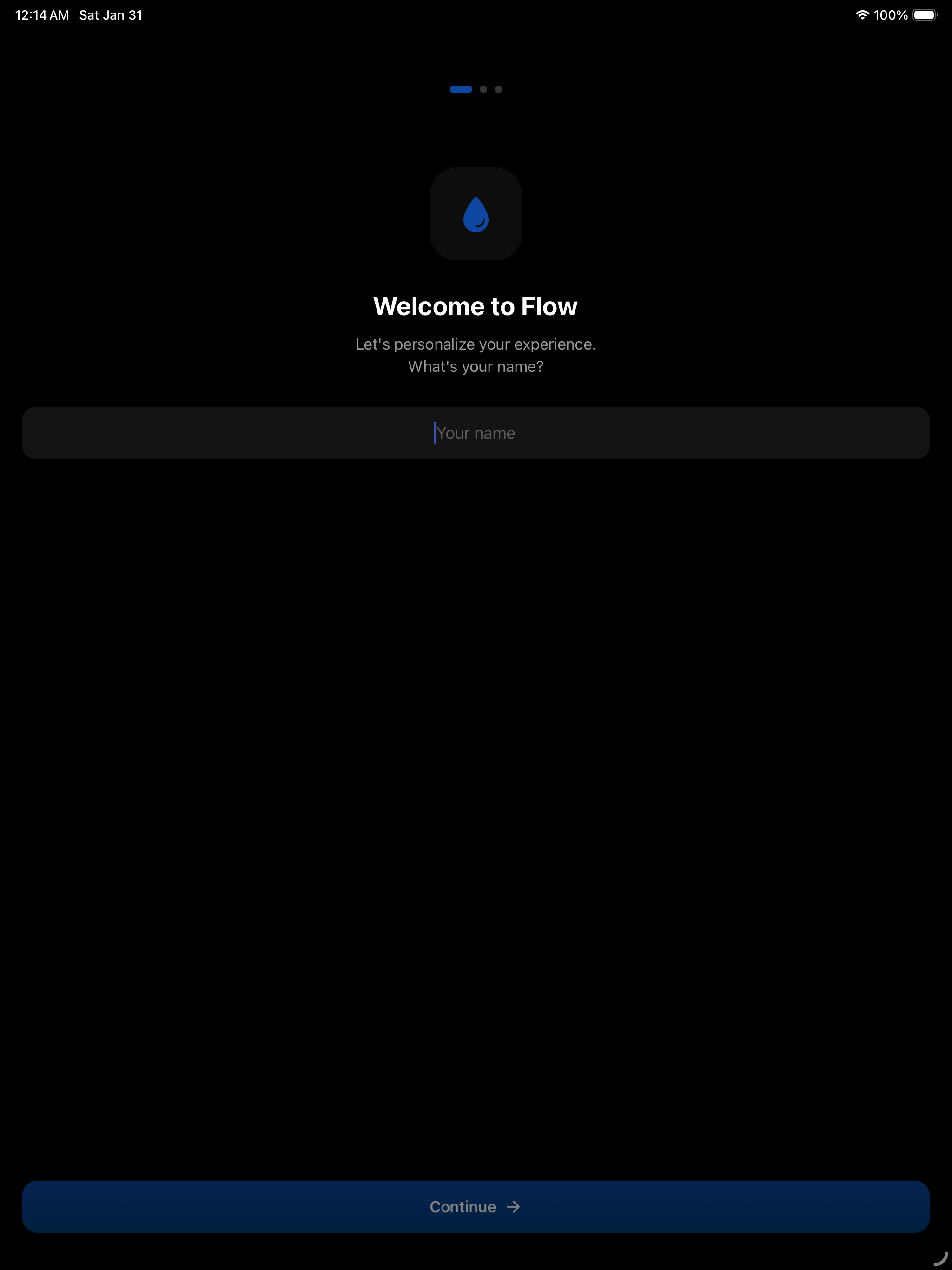 Flow: Hydration Tracker
