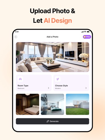 AI Interior Design -AI Home iPad screenshot