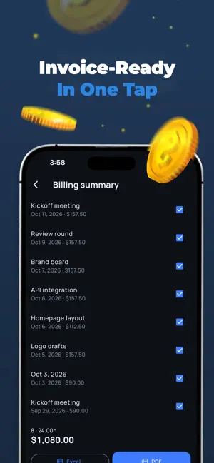 INCOME Timer: Work Hours & Pay screenshot 4