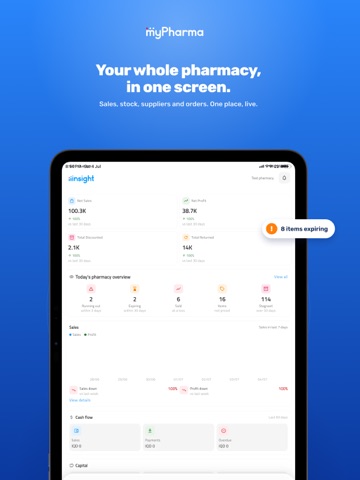 Mypharma Insight iPad screenshot