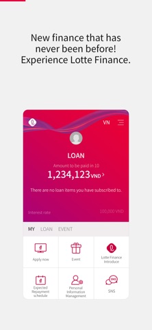 LOTTE FINANCE iPhone screenshot 3