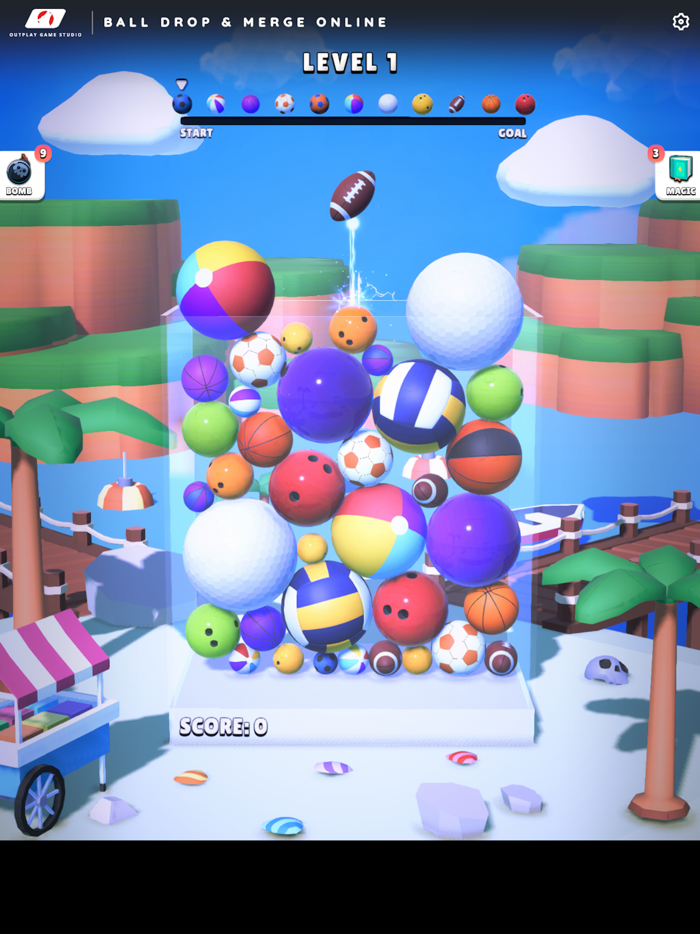 Ball Drop And Merge 3D Online