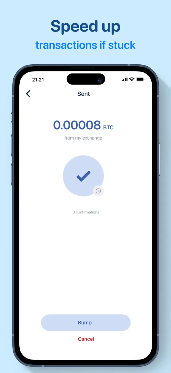 BlueWallet - Bitcoin Wallet iPhone App Screenshot 6 – Finanzen