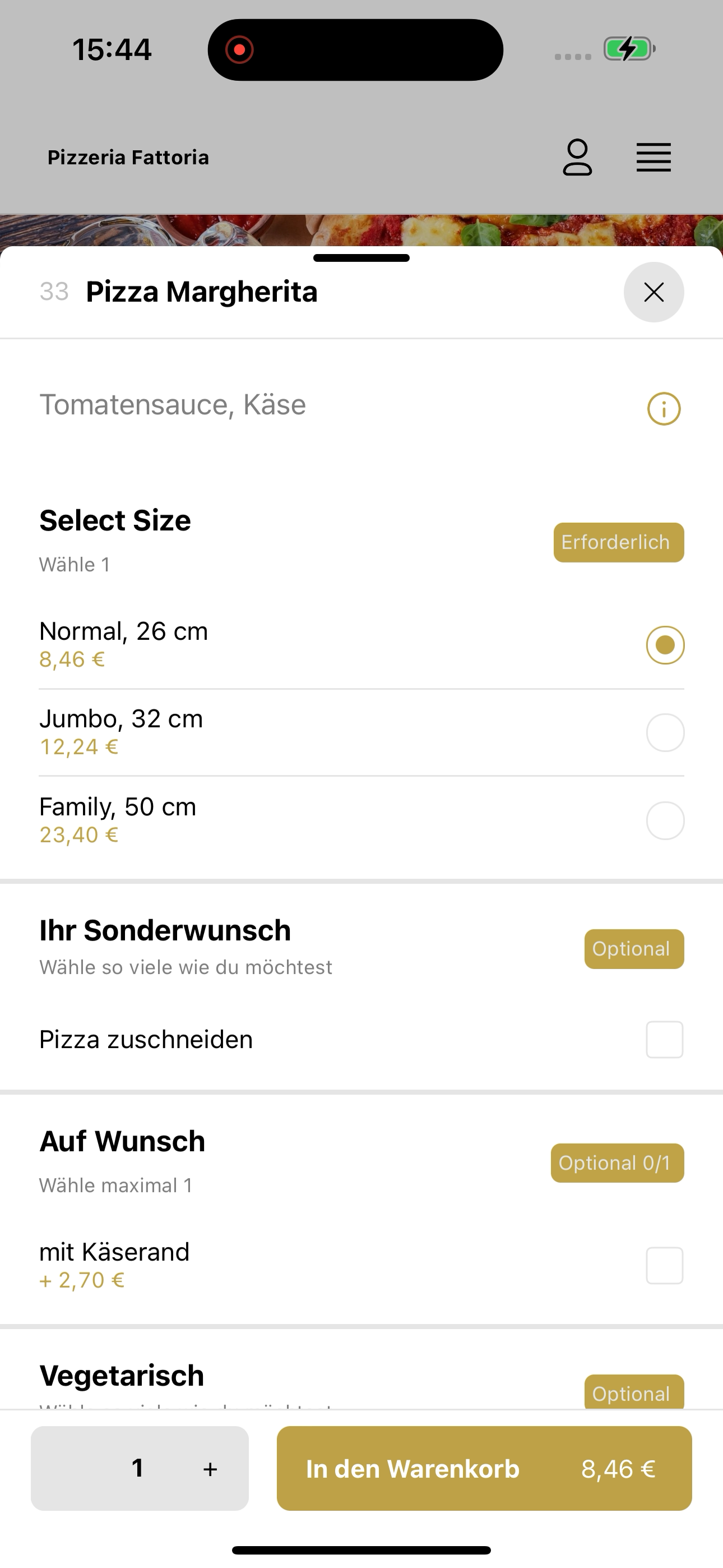 Pizzeria Fattoria screenshot 8