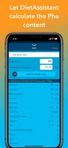 DietAssistant for PKU screenshot #4 for iPhone