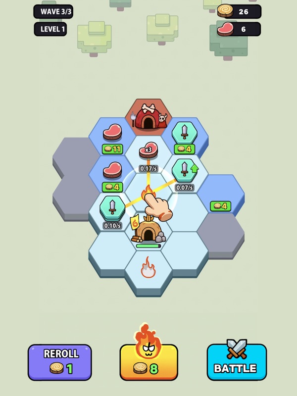 Hex Clash - Merge Battle screenshot 10