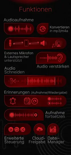 Screenshot von Audiorekorder: Bereinigung auf dem iPhone 2
