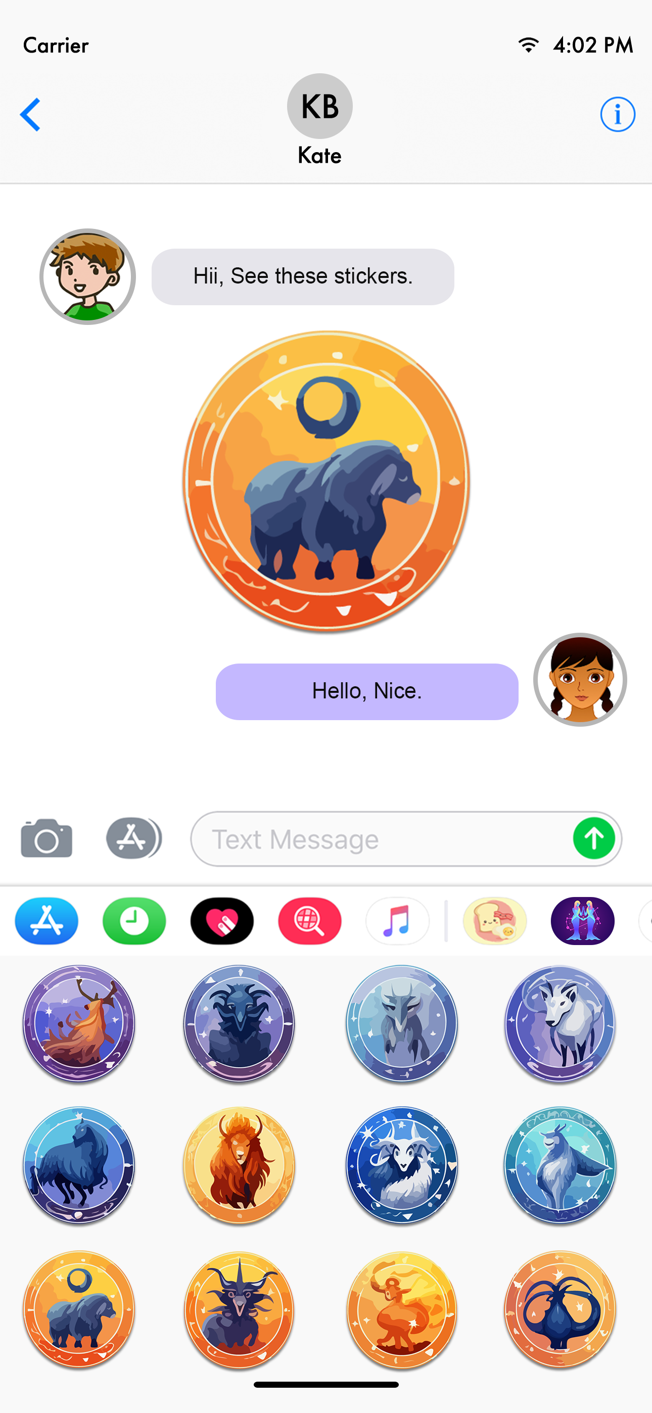 Horoscope Stickers! screenshot 4