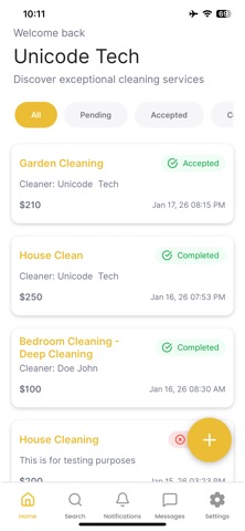TaskHive: Cleaning Services screenshot